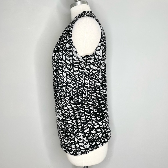 JONES NEW YORK Sleeveless Faux Wrap Blouse - Picture 2 of 6